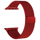 Apple Watch SE 44mm CaseUp Milano Metal Loop Kordon Kırmızı